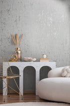 35144 Concrete look Silver Grey City Romance Wallpaper by Galerie