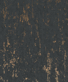 35146 Concrete look Black and Rose Gold City Romance Wallpaper by Galerie