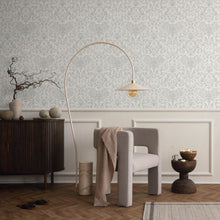 35147 Floral Silver Grey City Romance Wallpaper by Galerie