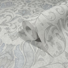 35147 Floral Silver Grey City Romance Wallpaper by Galerie