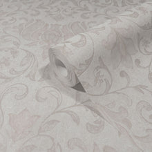 35149 Floral Pink and Silver Grey City Romance Wallpaper by Galerie