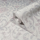 35150 Floral Silver Grey and Pink City Romance Wallpaper by Galerie