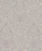 35152 Floral Beige, Pink and Silver Grey City Romance Wallpaper by Galerie