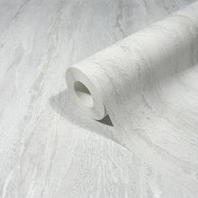 35153 Plaster look White and Silver Grey City Romance Wallpaper by Galerie