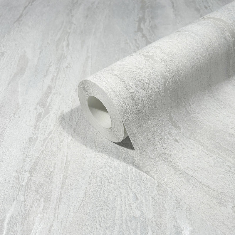 35153 Plaster look White and Silver Grey City Romance Wallpaper by Galerie