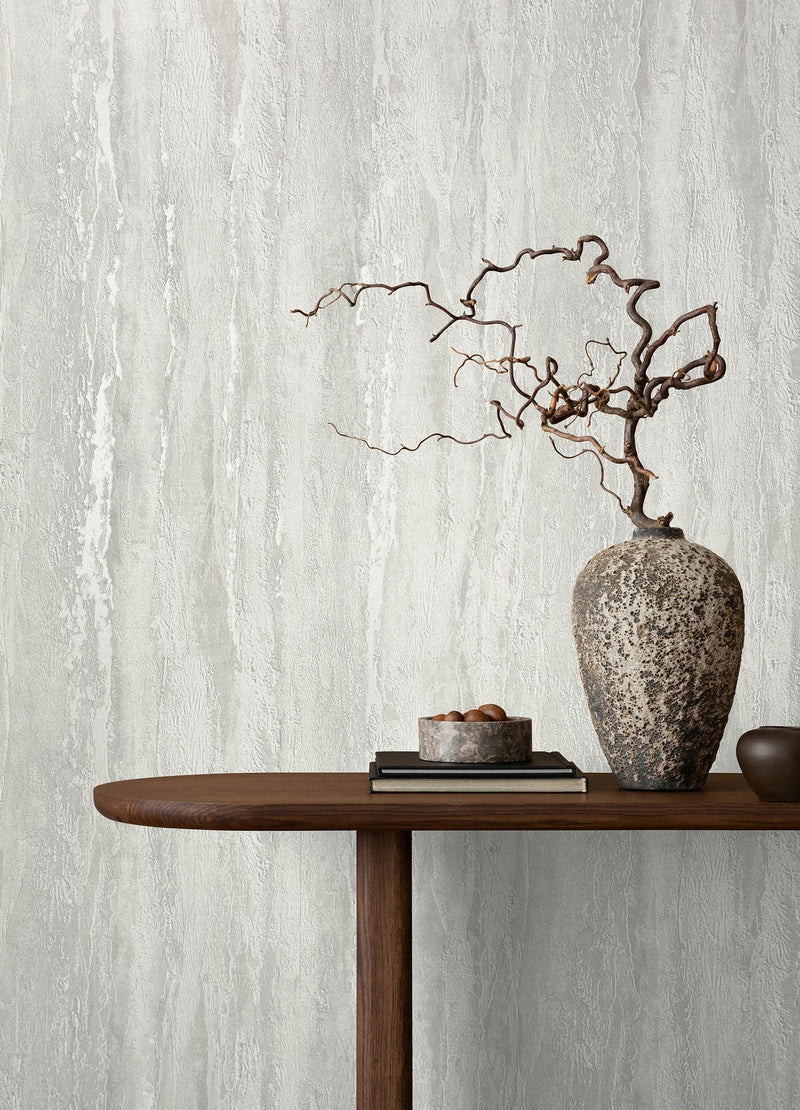 35155 Plaster look Silver Grey City Romance Wallpaper by Galerie