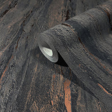 35156 Plaster look Black and Rose Gold City Romance Wallpaper by Galerie