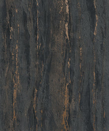 35156 Plaster look Black and Rose Gold City Romance Wallpaper by Galerie