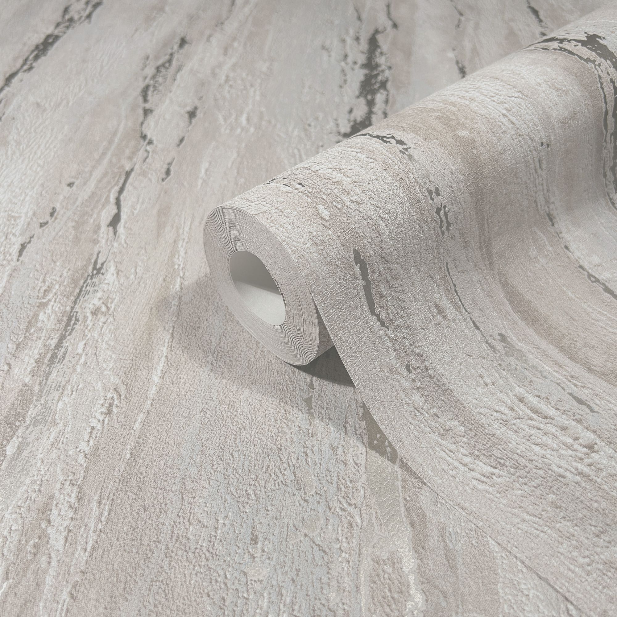 35157 Plaster look Pink and Silver Grey City Romance Wallpaper by Galerie