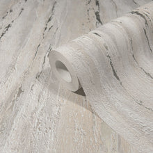 35158 Plaster look Orange and Silver Grey City Romance Wallpaper by Galerie