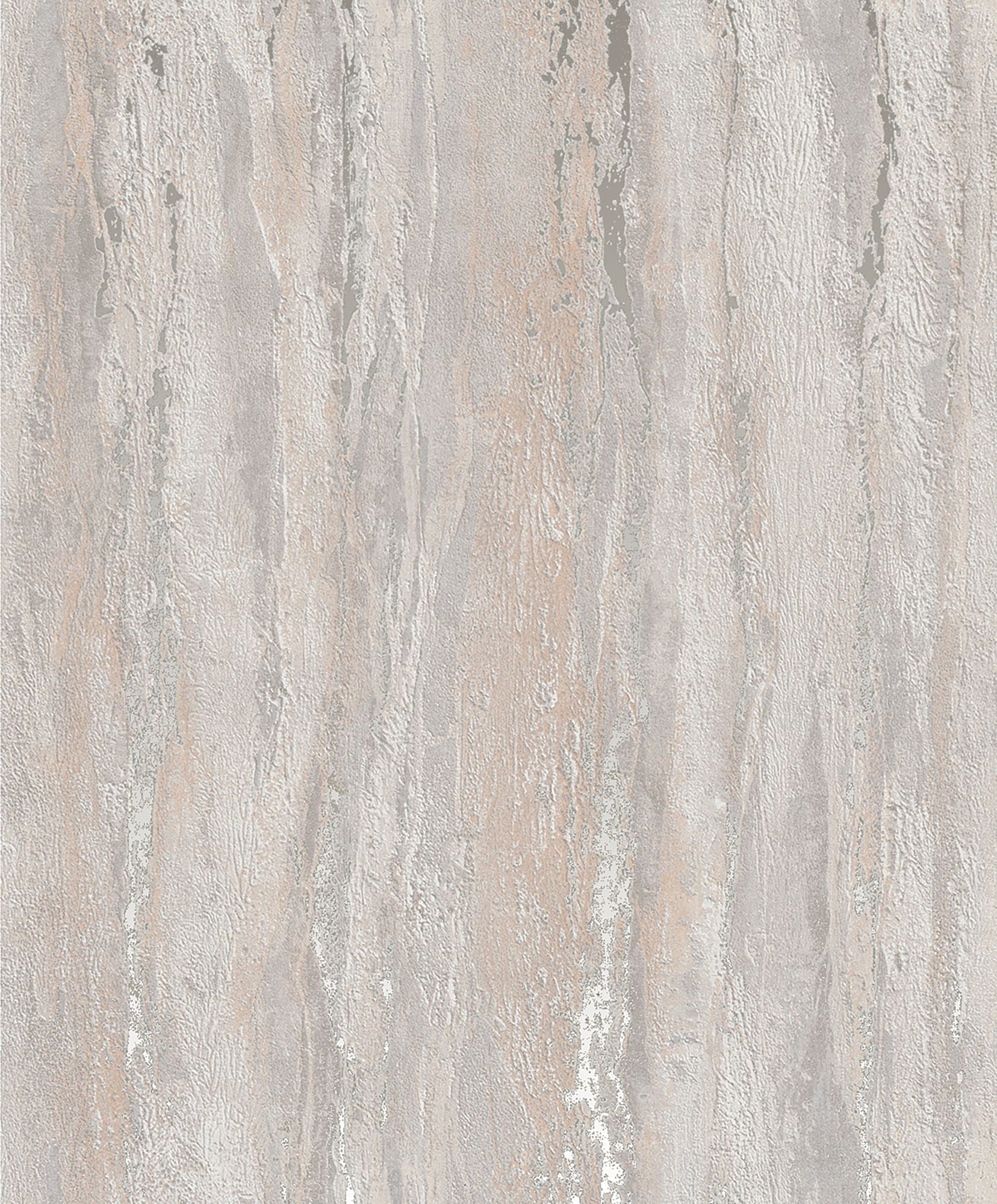 35158 Plaster look Orange and Silver Grey City Romance Wallpaper by Galerie