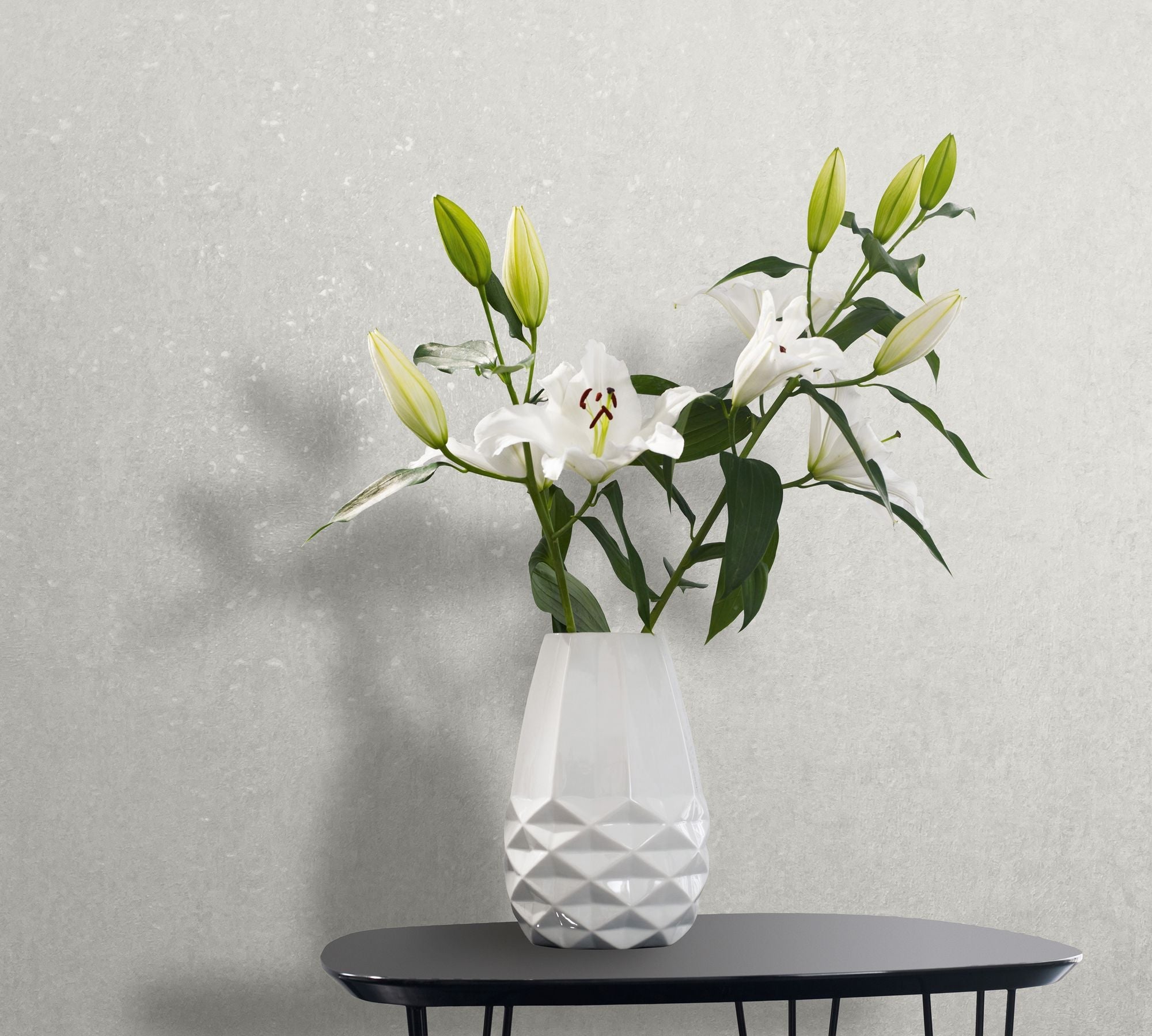 35161 Concrete look White City Romance Wallpaper by Galerie