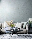 35162 Concrete look Blue and Silver Grey City Romance Wallpaper by Galerie