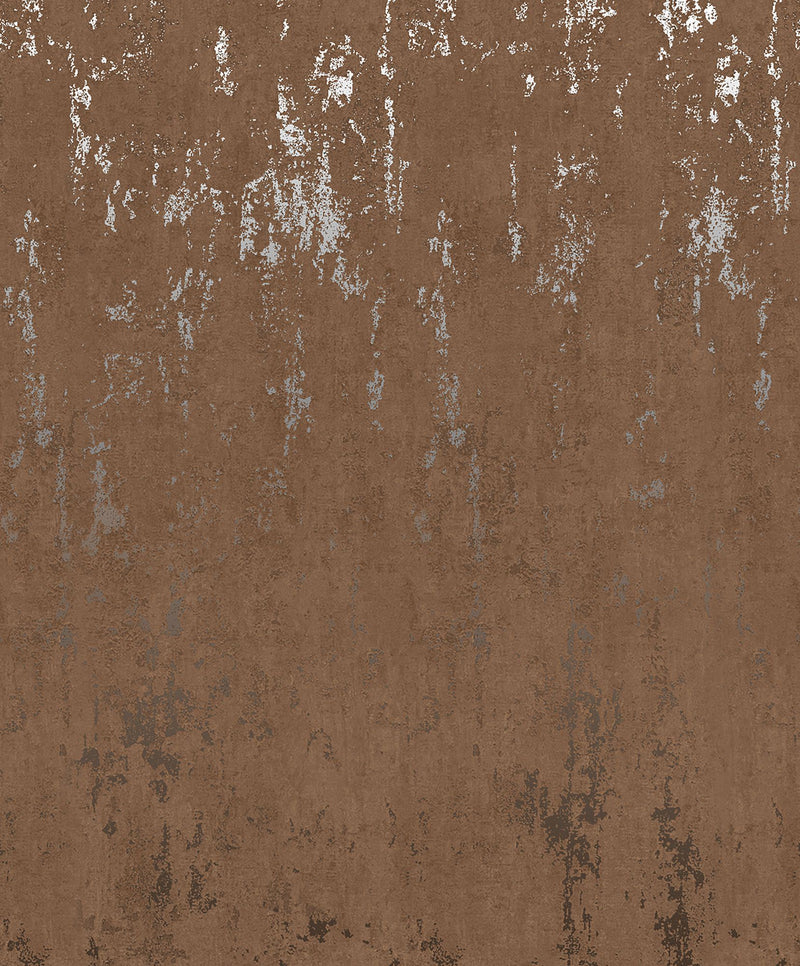 35163 Concrete look Bronze Brown and Silver Grey City Romance Wallpaper by Galerie