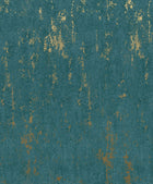 35164 Concrete look Green and Gold City Romance Wallpaper by Galerie