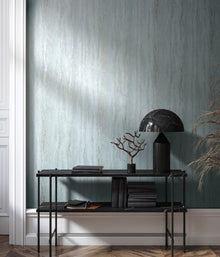 35165 Plaster look Blue and Silver Grey City Romance Wallpaper by Galerie