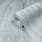 35165 Plaster look Blue and Silver Grey City Romance Wallpaper by Galerie