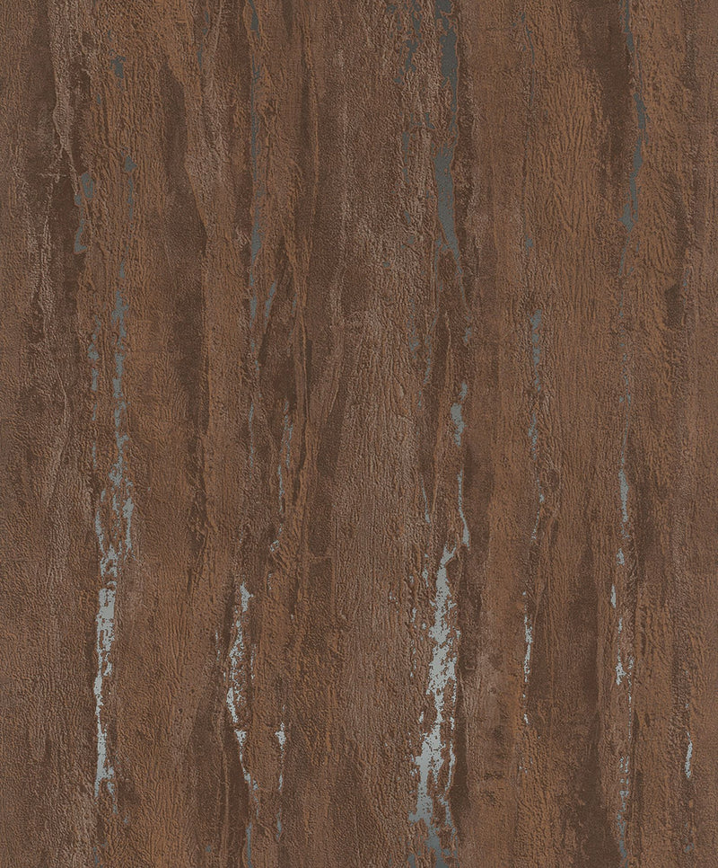 35166 Plaster look Bronze Brown and Silver Grey City Romance Wallpaper by Galerie