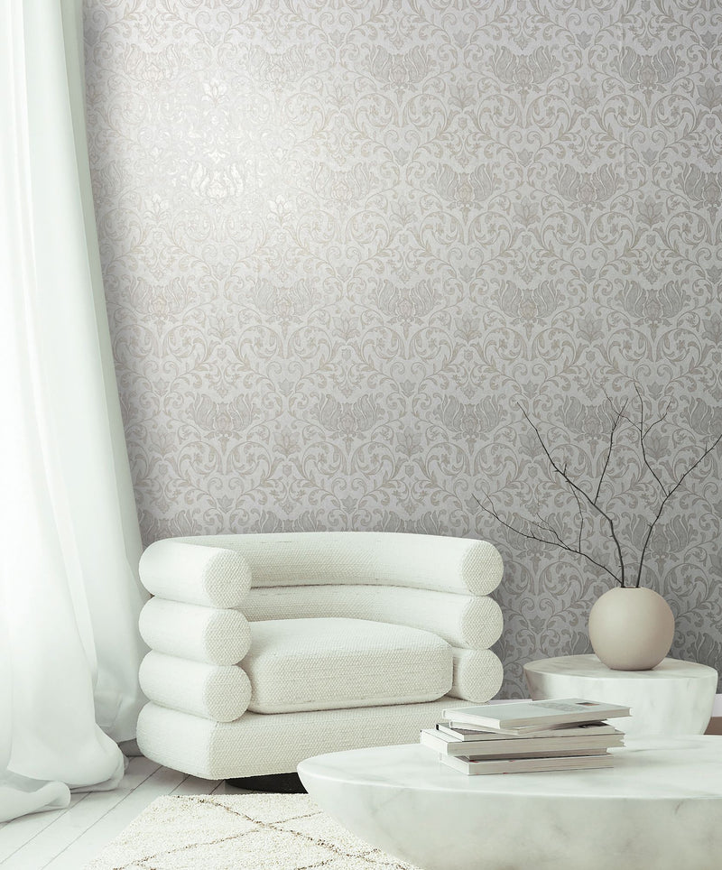 35168 Floral Beige City Romance Wallpaper by Galerie