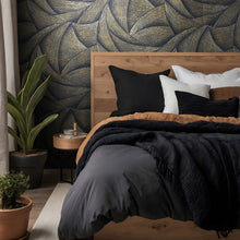 35506 Graphic Black Gold Wallpaper by Galerie