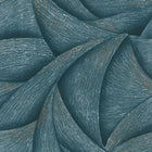 35507 Graphic Blue silver Wallpaper by Galerie
