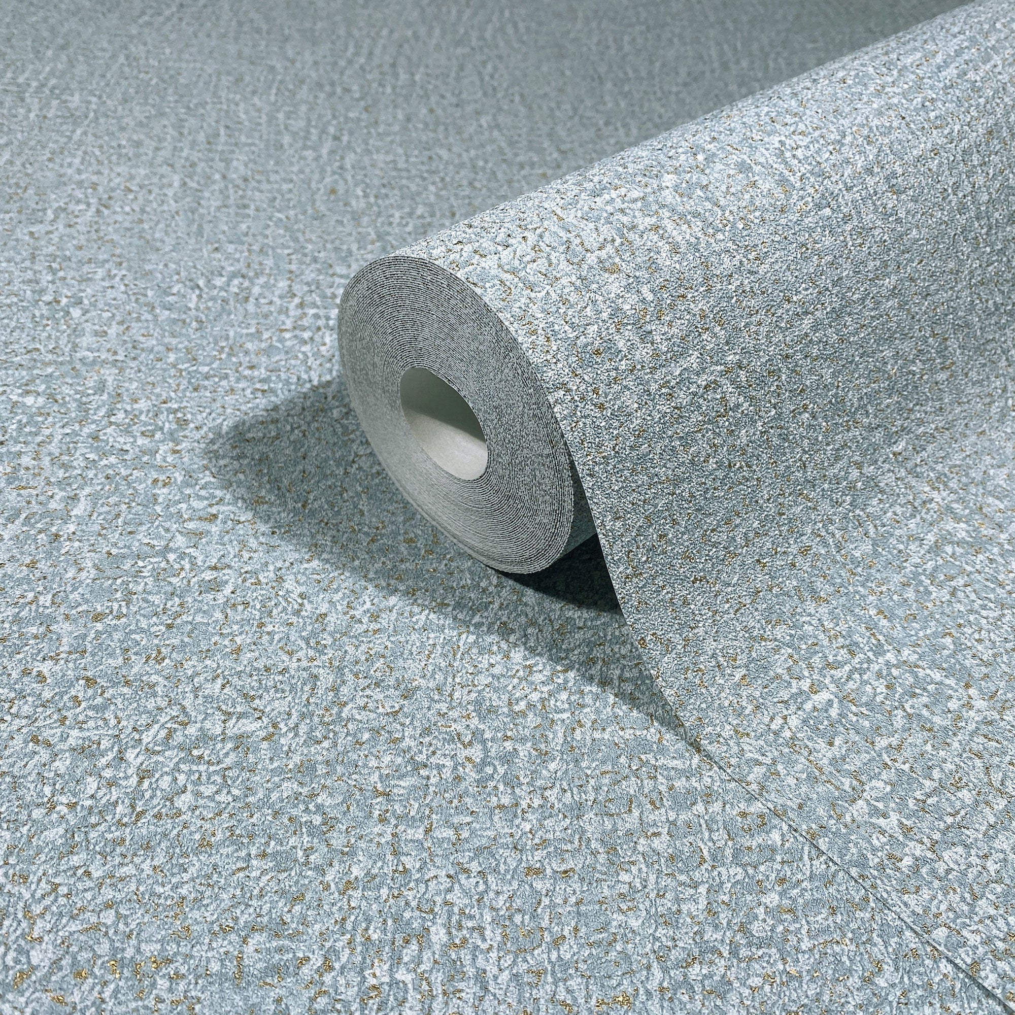 35519 Plaster look Blue Wallpaper by Galerie