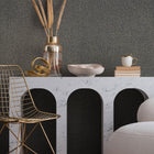 35520 Plaster look Black Wallpaper by Galerie