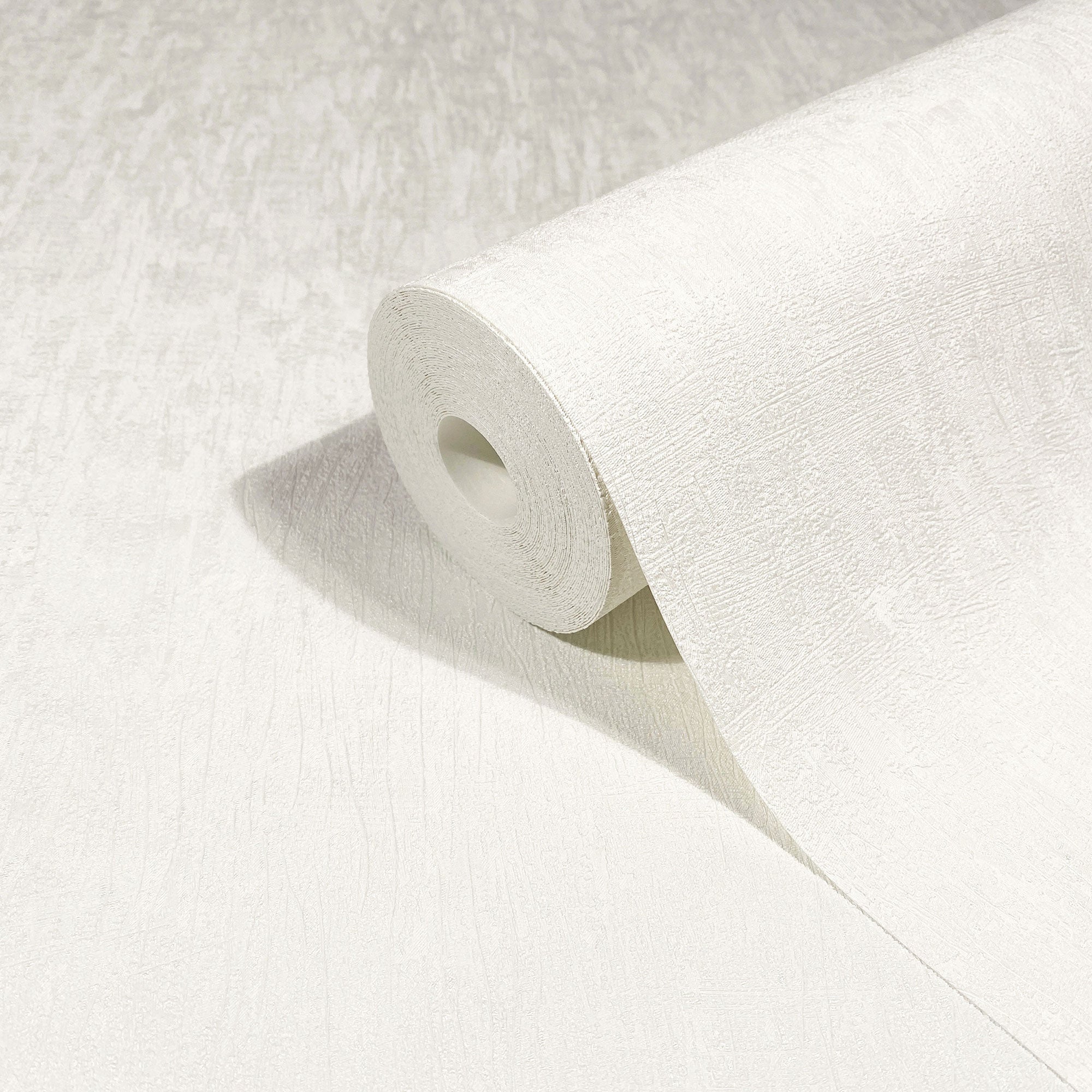 35524 Uni White Wallpaper by Galerie