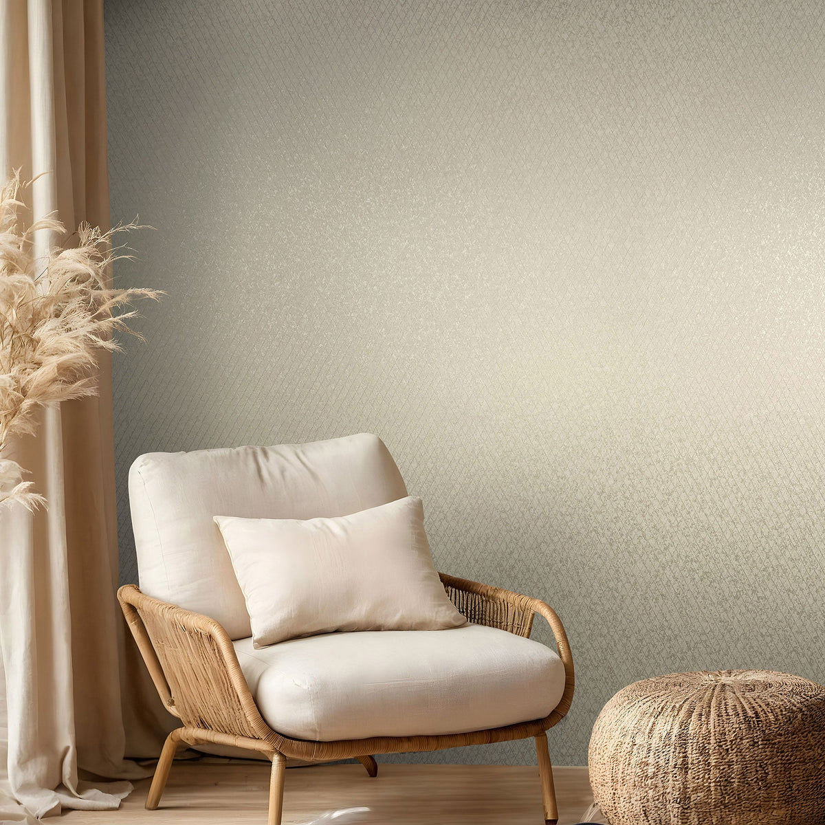 Graphic Beige Odyssey Wallpaper by Galerie