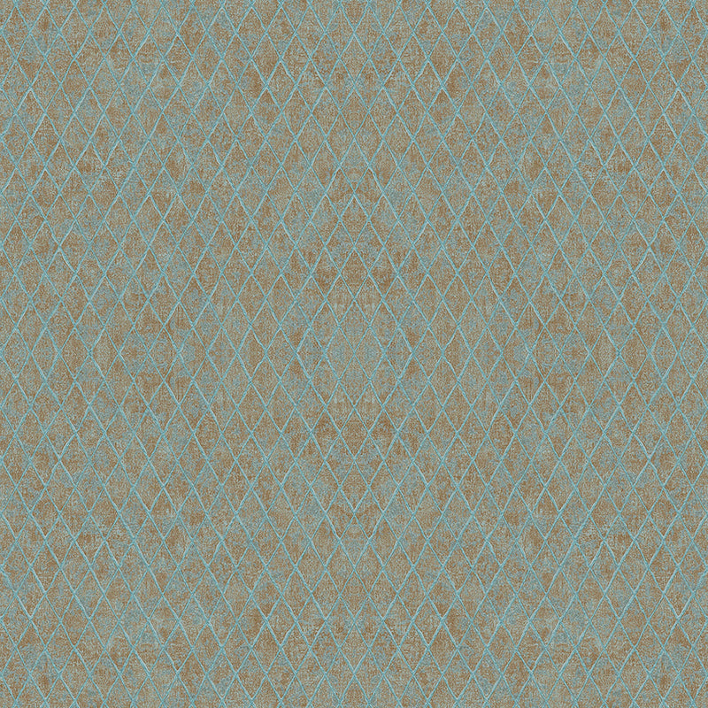 35539 Graphic Brown Blue Wallpaper by Galerie