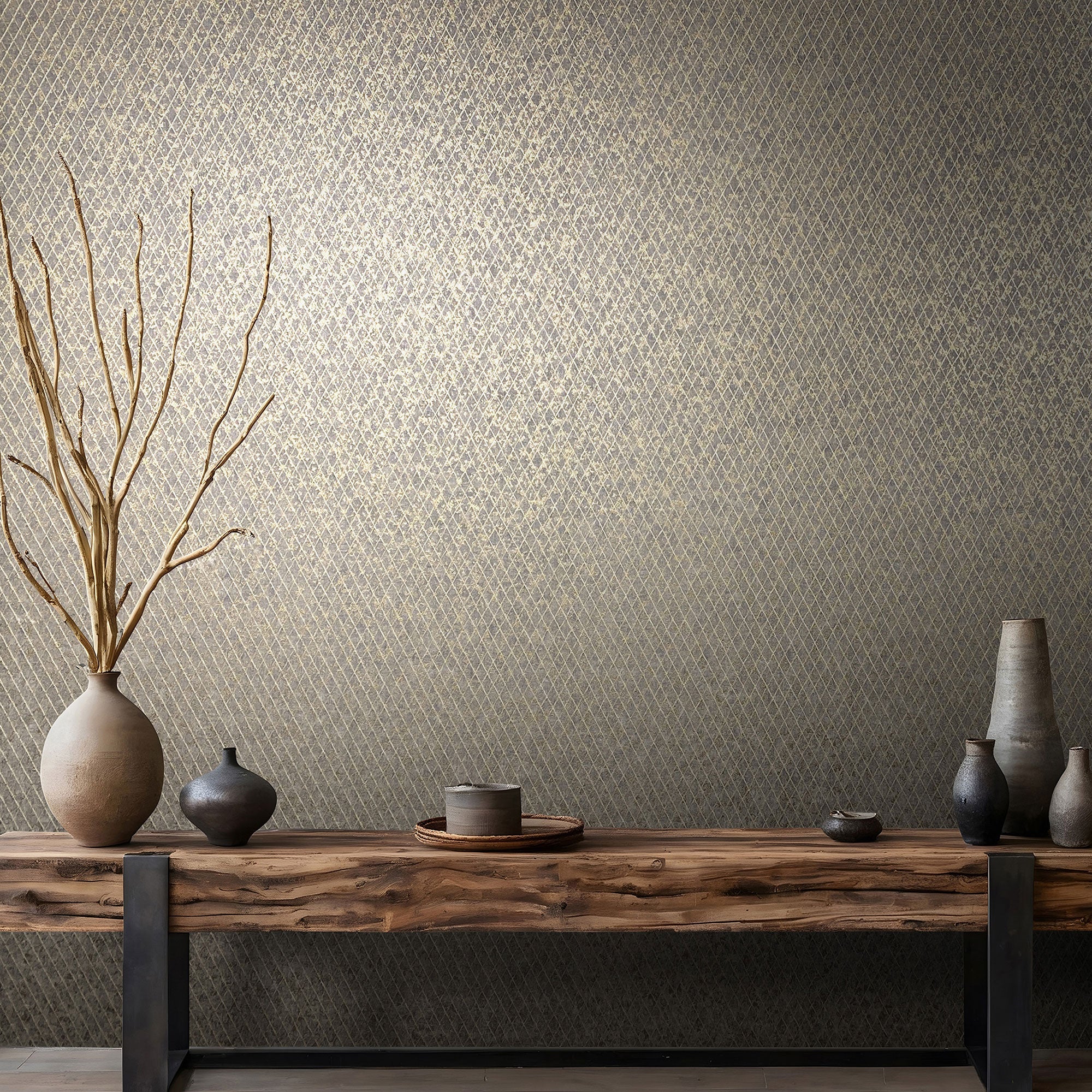 35540 Graphic Black Gold Wallpaper by Galerie