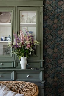 3561 Nightingale Garden Dark Multi Cottage Garden Wallpaper by Boråstapeter