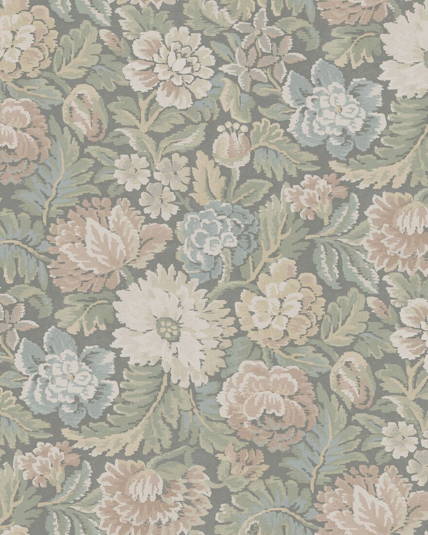 3562 Nightingale Garden Light Multi Cottage Garden Wallpaper by Boråstapeter