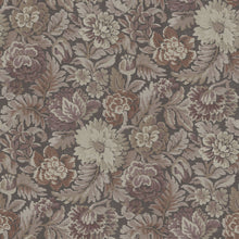 3563 Nightingale Garden Dark Red and Pink Cottage Garden Wallpaper by Boråstapeter