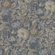 Nightingale Garden Dark Blue and Green Cottage Garden Wallpaper by Boråstapeter