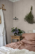 3570 Molly´s Meadow Dark Beige Cottage Garden Wallpaper by Boråstapeter