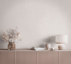 Uni Beige & Brown Boho Fine Linen Wallpaper by Galerie