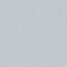 Uni Blue & White Boho Fine Linen Wallpaper by Galerie