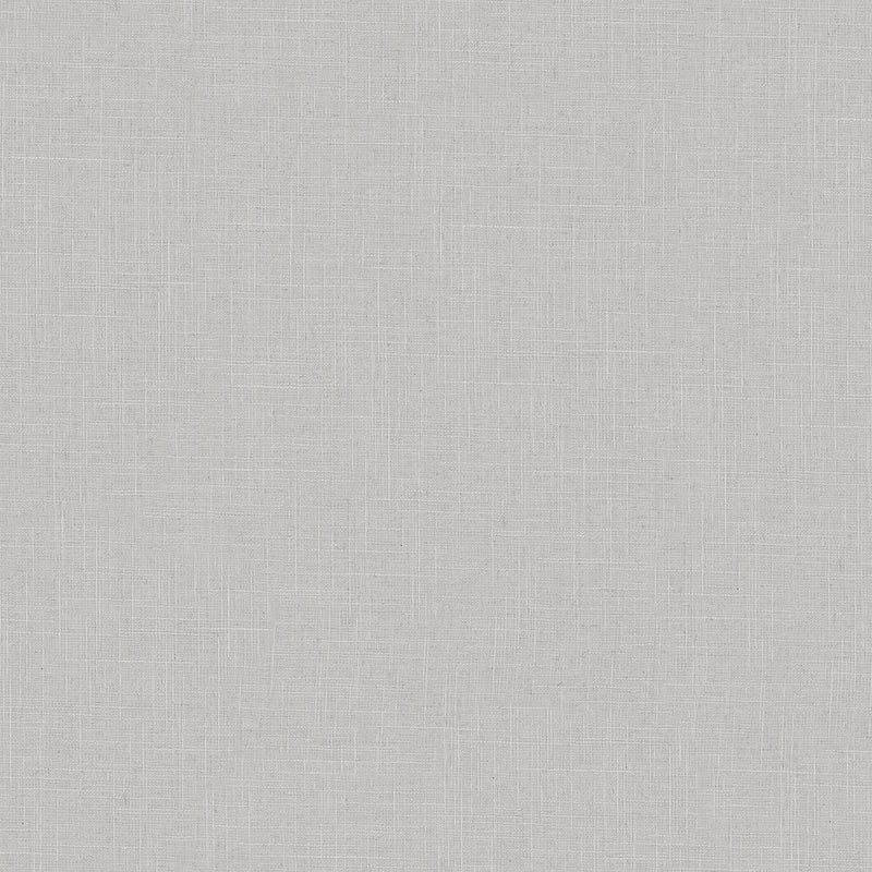 Uni Grey Boho Fine Linen Wallpaper by Galerie