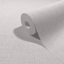 Uni Pink Boho Fine Linen Wallpaper by Galerie