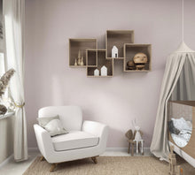 Uni Pink Boho Fine Linen Wallpaper by Galerie