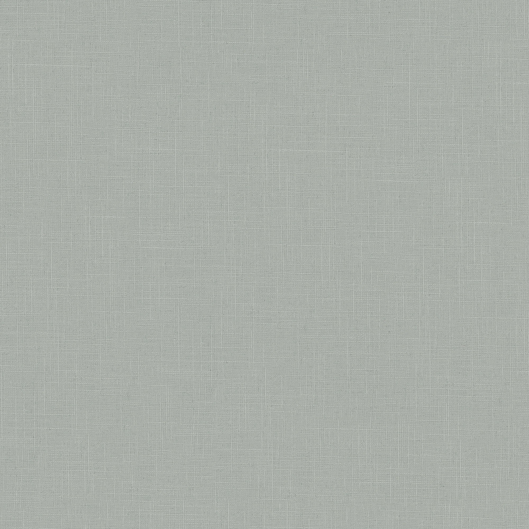 Uni Green & Grey Boho Fine Linen Wallpaper by Galerie