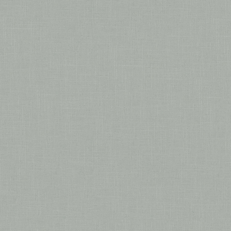 Uni Green & Grey Boho Fine Linen Wallpaper by Galerie