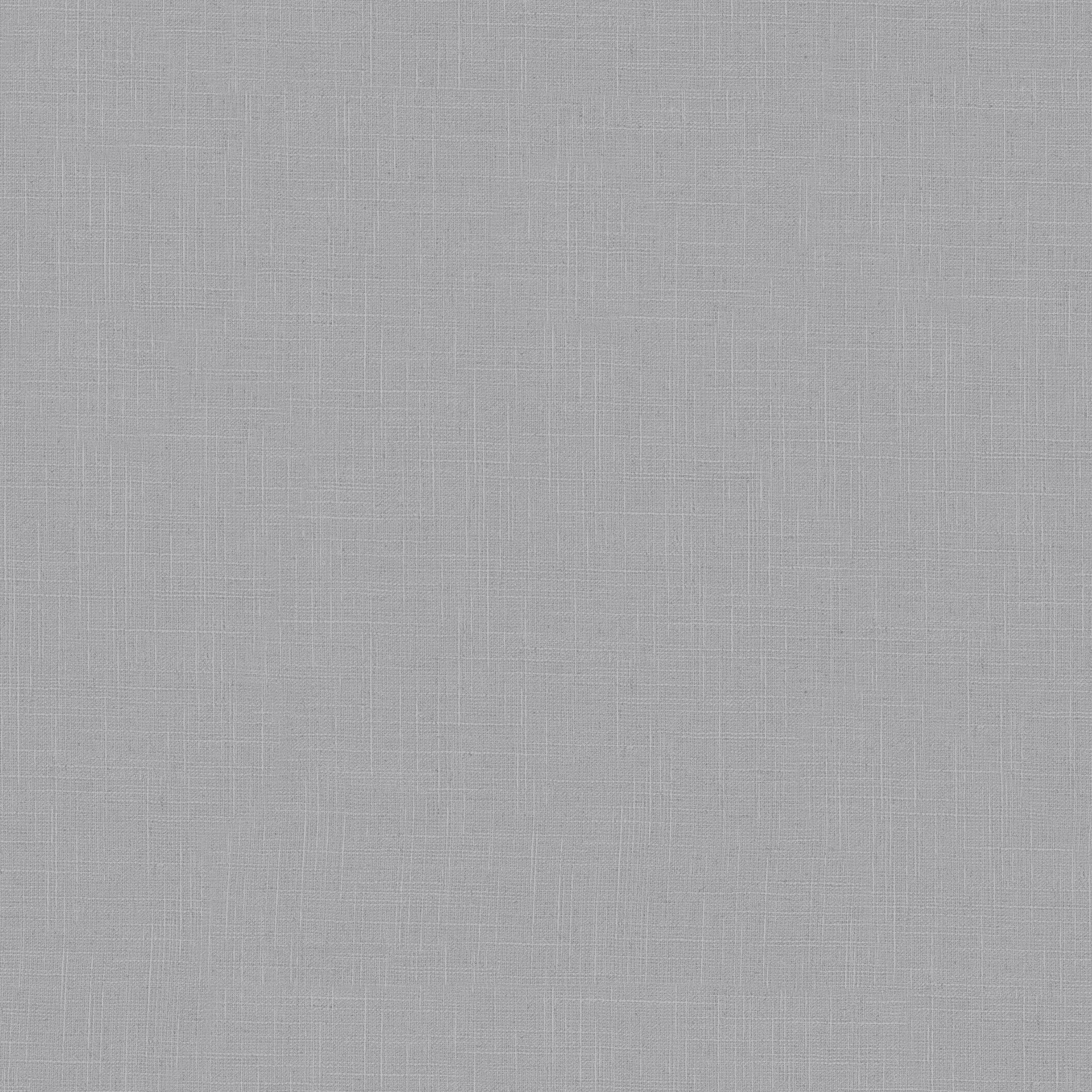 Uni Grey Boho Fine Linen Wallpaper by Galerie