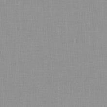 Uni Grey Boho Fine Linen Wallpaper by Galerie