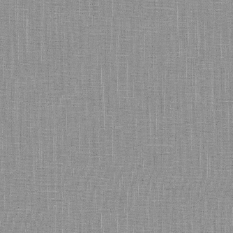 Uni Grey Boho Fine Linen Wallpaper by Galerie
