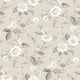 Laura´s Cottage Light Beige and Brown Cottage Garden Wallpaper by Boråstapeter