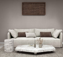 Uni Brown Boho Fine Linen Wallpaper by Galerie