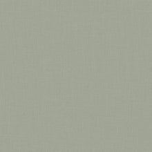Uni Green Boho Fine Linen Wallpaper by Galerie