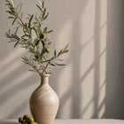 Uni Beige Boho Fine Linen Wallpaper by Galerie